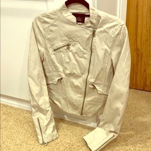 Women’s faux leather jacket